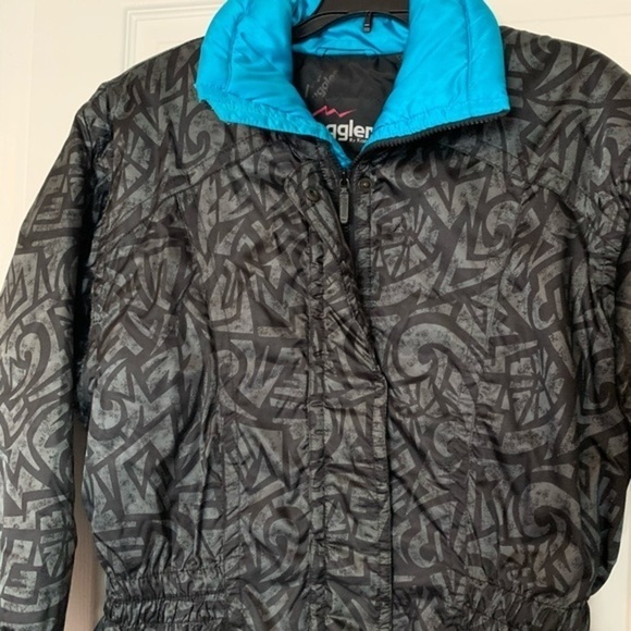 Vintage Y2K Snuggler by Kaelin Ski jacket Black  8 - Picture 4 of 16